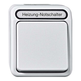 Merten Heizungs-Notschalter 1-polig, lichtgrau MEG3448-8029