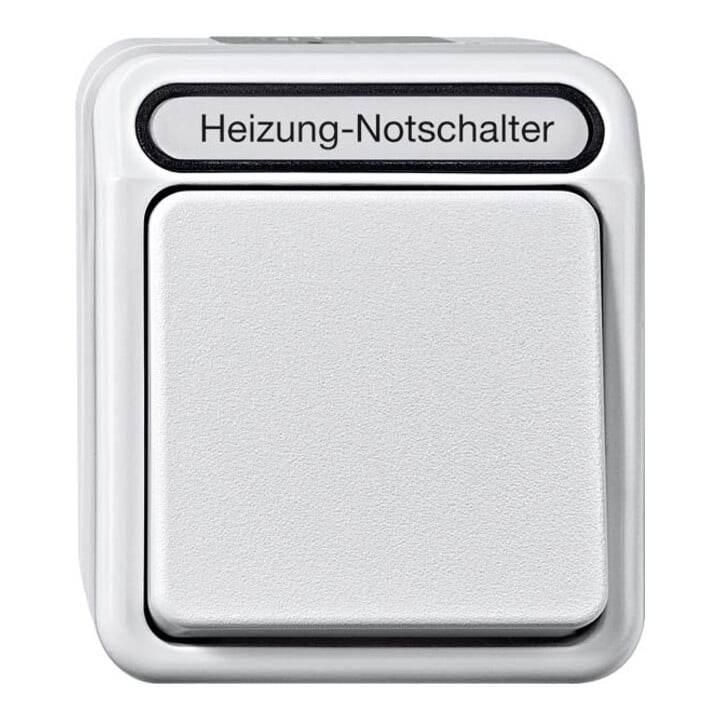 Merten Heizungs-Notschalter 2-polig, lichtgrau MEG3449-8029
