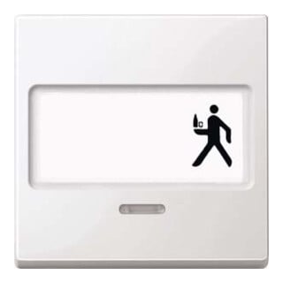 Merten Interrupteur à bascule pour fenêtre pws/gl avec champ d’écriture 434719