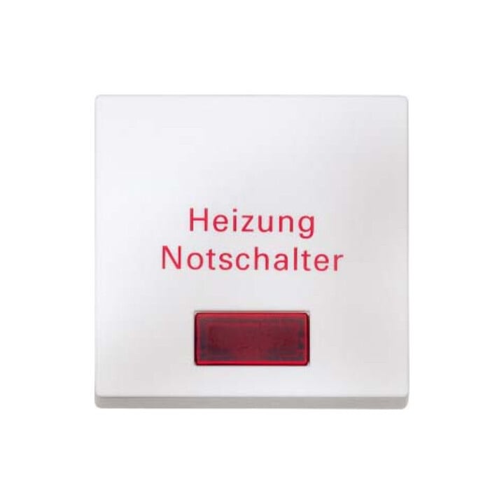 Merten Interrupteur à bascule pws pour interrupteur d'arrêt d'urgence chauffage 433919