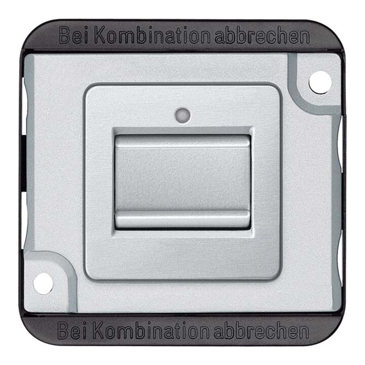 Merten Interrupteur à bascule simple pôle, argent mat MEG3116-7060