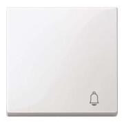 Merten Interrupteur à bascule sonnette pws/gl avec changement/croix/touche MEG3305-0319-1