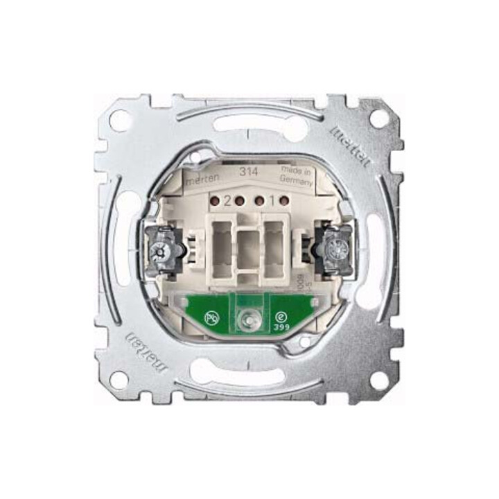 Merten Interrupteur de contrôle à changement 1 pôle 10AX 250V AC MEG3106-0000