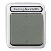 Merten Interrupteur d'urgence chauffage gris clair MEG3643-8029-1