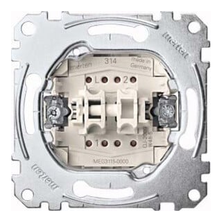 Merten Interrupteur modulaire 1 pôle 10AX 250V AC MEG3115-0000