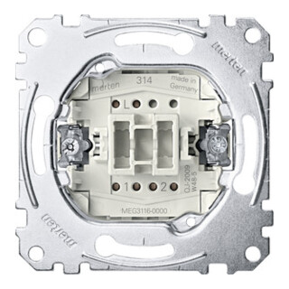 Merten Interrupteur va-et-vient 1 pôle 10AX 250V AC MEG3116-0000
