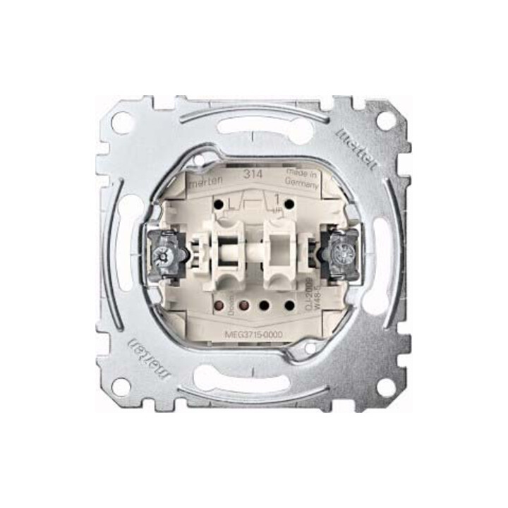 Merten Interrupteur volet roulant encastré 1 pôle 10A 250VAC MEG3715-0000
