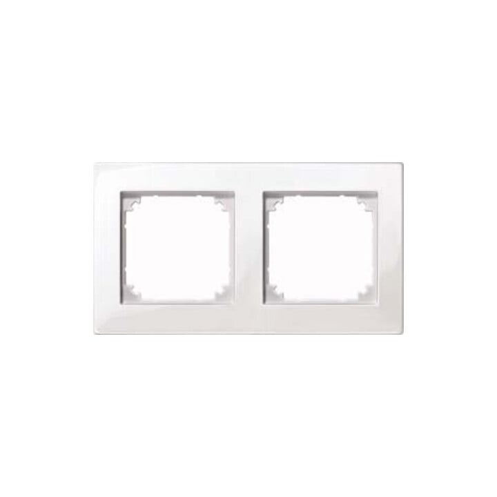 Merten M-PLAN-Rahmen 2f. pws/gl 515219