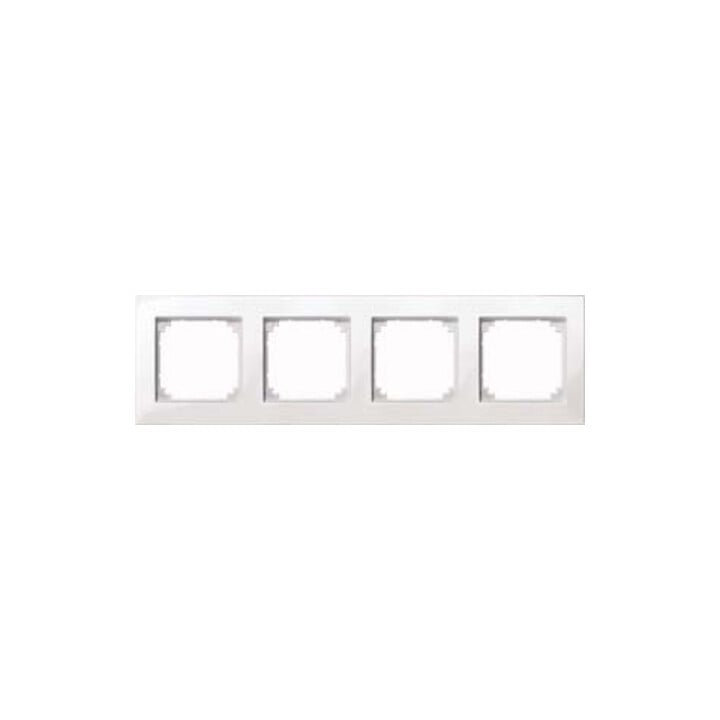 Merten M-PLAN-Rahmen 4f. pws/gl 515419