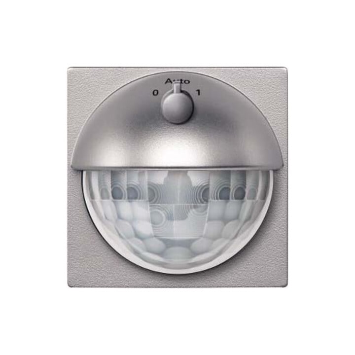 Merten Module capteur avec interrupteur alu, encastré, Syst.M MEG5711-0460