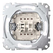 Merten Module double-poussoir 2S 1 pôle 10A 250V AC MEG3155-0000-1