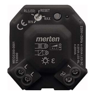 Merten Module variateur LED universel noir MEG5300-0001