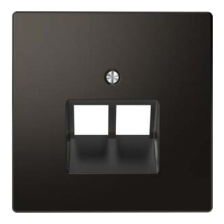Merten Plaque centrale 2f. anthracite pour usage UAE MEG4522-6034