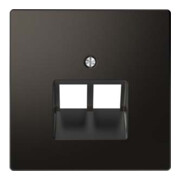 Merten Plaque centrale 2f. anthracite pour usage UAE MEG4522-6034-1