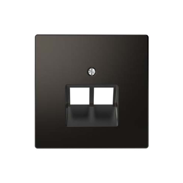 Merten Plaque centrale 2f. anthracite pour usage UAE MEG4522-6034
