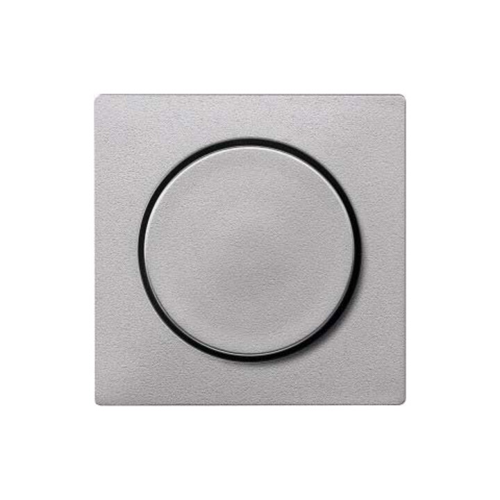 Merten Plaque centrale alu avec bouton rotatif MEG5250-0460