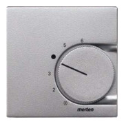 Merten Plaque centrale alu pour insert thermostat d’ambiance 536260-1
