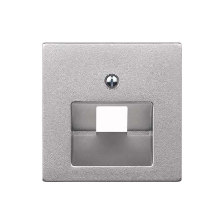 Merten Plaque centrale alu pour module UAE 1f. 298360