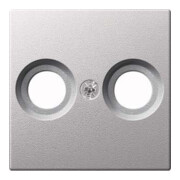 Merten Plaque centrale alu pour prise antenne MEG4122-0460-1