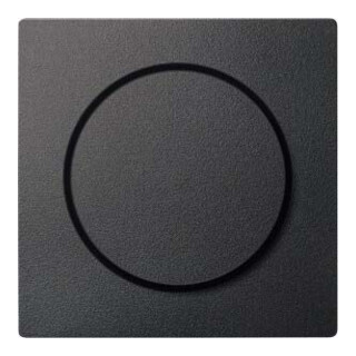 Merten Plaque centrale anthracite avec bouton rotatif MEG5250-0414