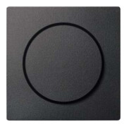 Merten Plaque centrale anthracite avec bouton rotatif MEG5250-0414-1
