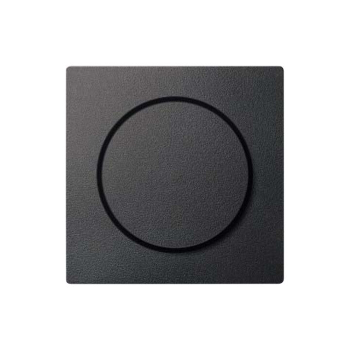 Merten Plaque centrale anthracite avec bouton rotatif MEG5250-0414