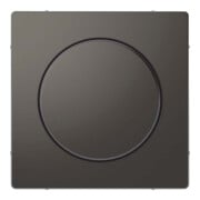 Merten Plaque centrale anthracite avec bouton rotatif MEG5250-6034-1