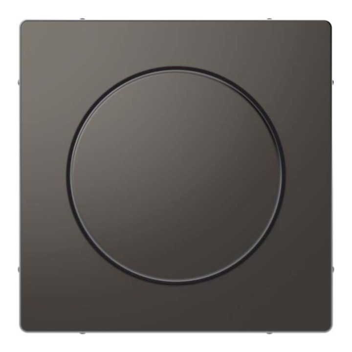 Merten Plaque centrale anthracite avec bouton rotatif MEG5250-6034
