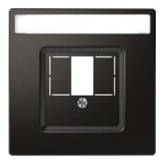Merten Plaque centrale anthracite découpe rectangulaire MEG4250-6034-1