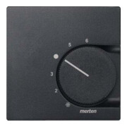 Merten Plaque centrale anthracite pour insert thermostat d’ambiance 536214-1