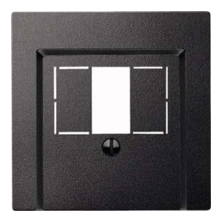 Merten Plaque centrale anthracite pour prise TAE 297914