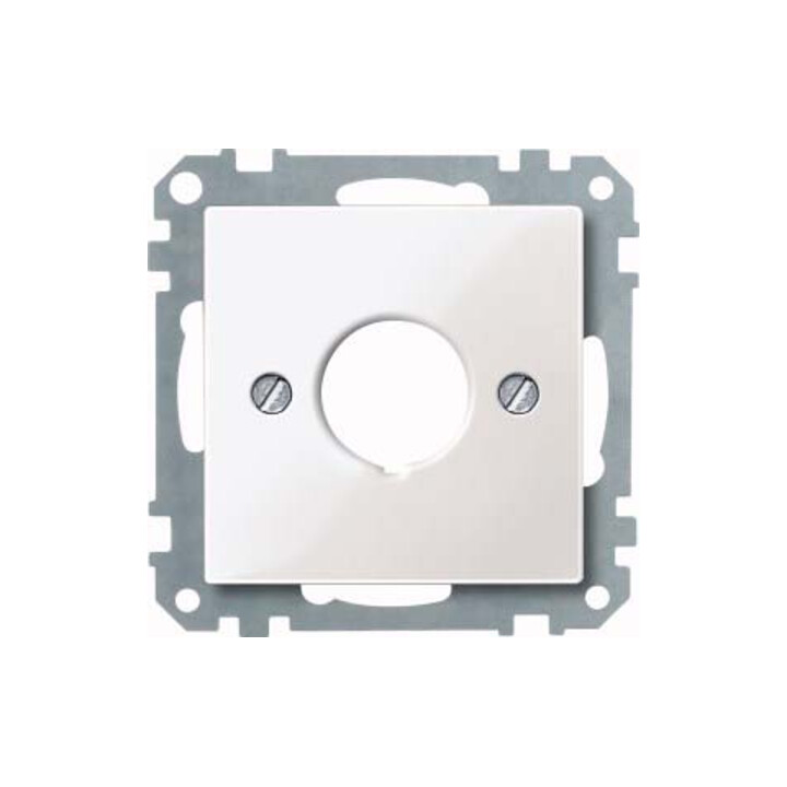 Merten Plaque centrale pws/gl pour dispositif de commande 393819