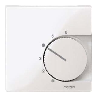 Merten Plaque centrale pws/gl pour insert RT. 534719