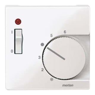 Merten Plaque centrale pws/gl pour insert RT. 534819