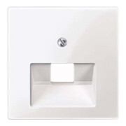 Merten Plaque centrale pws/gl pour insert UAE 1f. 296219-1