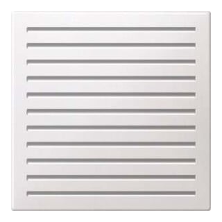 Merten Plaque centrale pws/gl pour signal sonore MEG4450-0319
