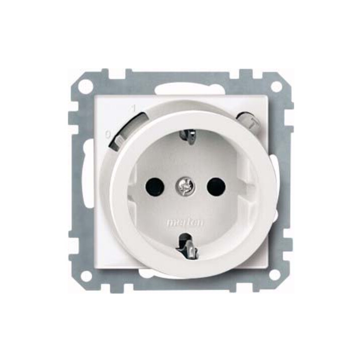 Merten Prise FI encastrée pwgl Schuko BRS 233819