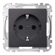 Merten Prise SCHUKO anthracite avec protection contre le contact MEG2300-0414-1