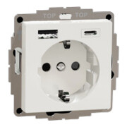 Merten Prise Schuko avec chargeur USB MEG2367-0319-1