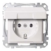 Merten Prise SCHUKO avec couvercle rabattable pws MEG2311-0419-1