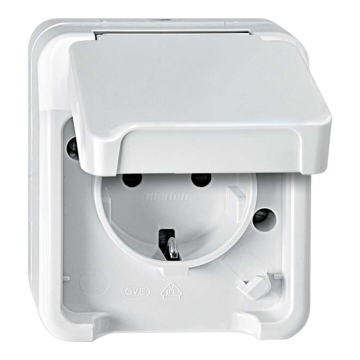 Merten Prise SCHUKO polar blanc MEG2300-8019