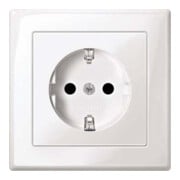 Merten Prise SCHUKO pws/gl avec plaque de recouvrement complète MEG2300-1419-1
