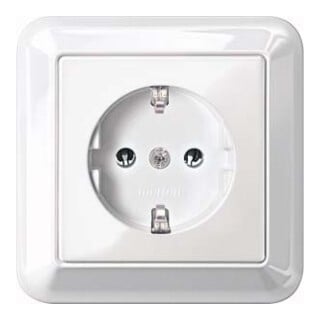 Merten Prise SCHUKO pws/gl avec plaque de recouvrement complète MEG2301-1219