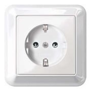 Merten Prise SCHUKO pws/gl avec plaque de recouvrement complète MEG2301-1219-1