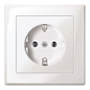 Merten Prise SCHUKO pws/gl avec plaque de recouvrement complète MEG2301-1419-1