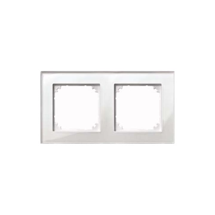 Merten Rahmen Glas 2f.bril/ws waage/senkrecht 489219