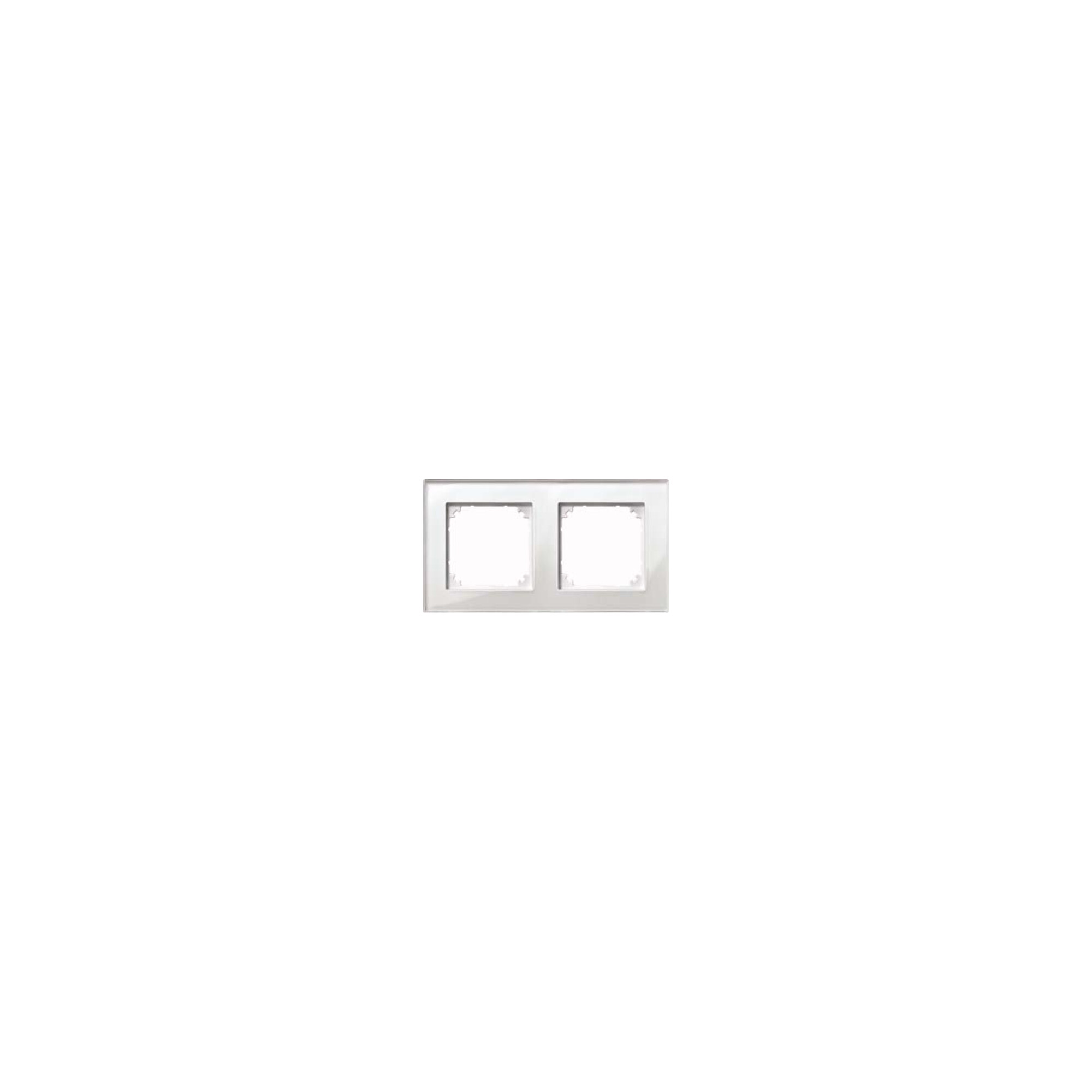 Merten Rahmen Glas 2f.bril/ws waage/senkrecht 489219