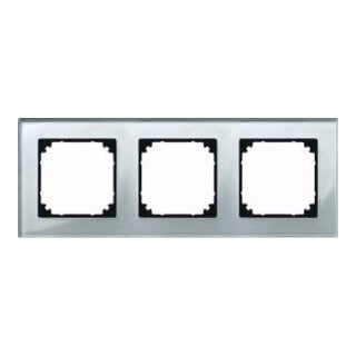 Merten Rahmen Glas 3f.diam/si waage/senkrecht 489360