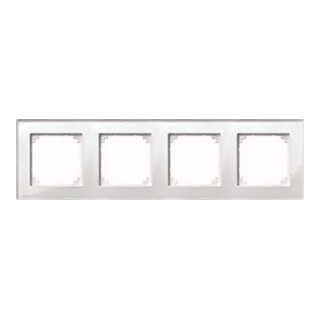 Merten Rahmen Glas 4f.bril/ws waage/senkrecht 489419