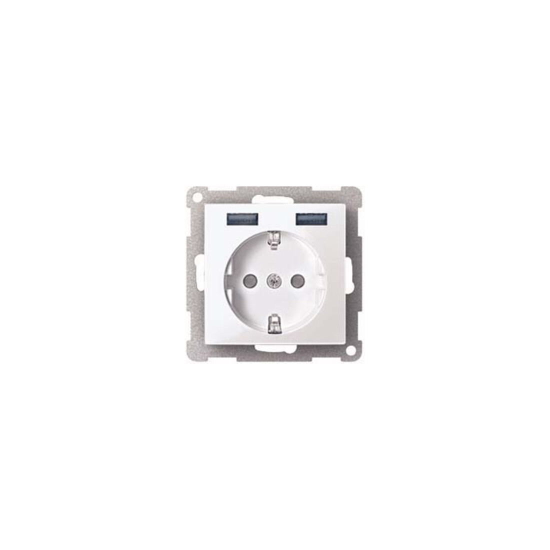 Merten SCHUKO-Steckdose m.USB Ladegerät pws MEG2366-0319